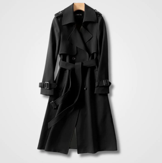 Black trench coat
