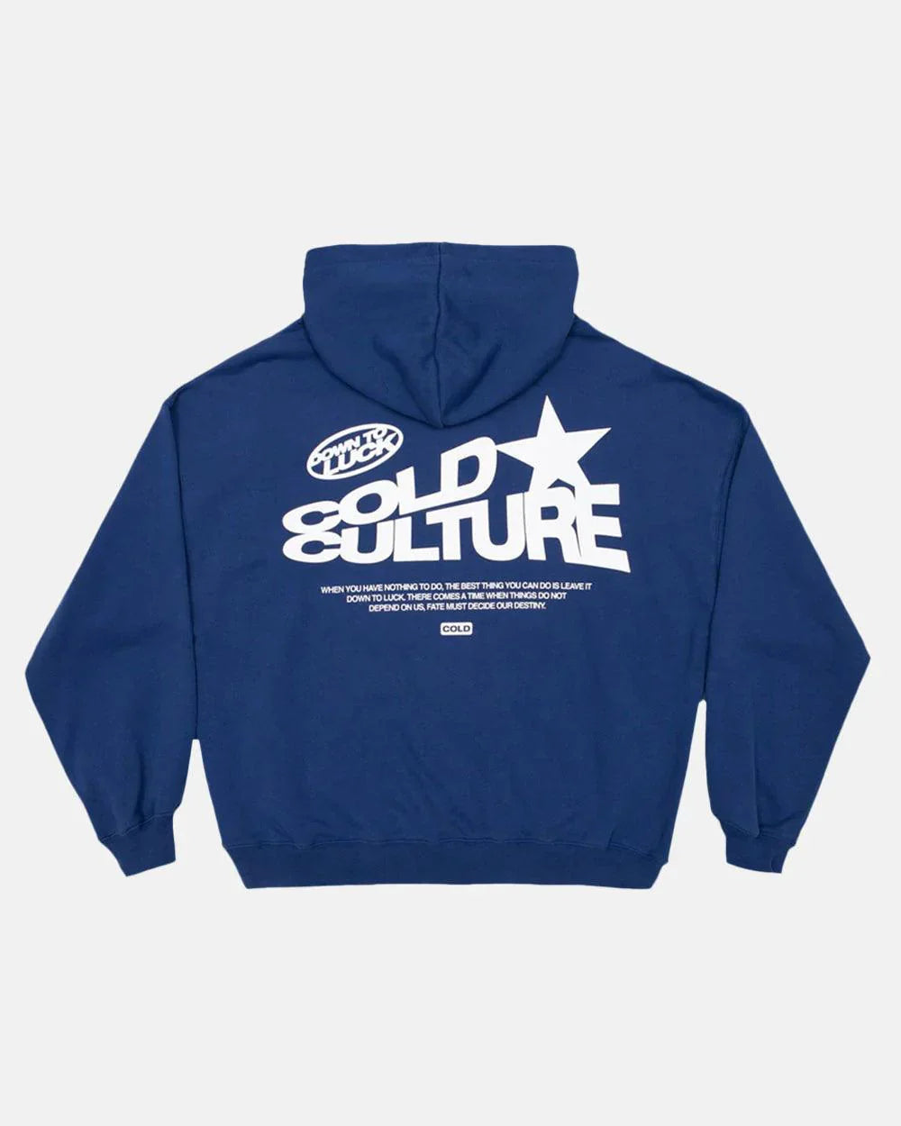 Blue hoodie