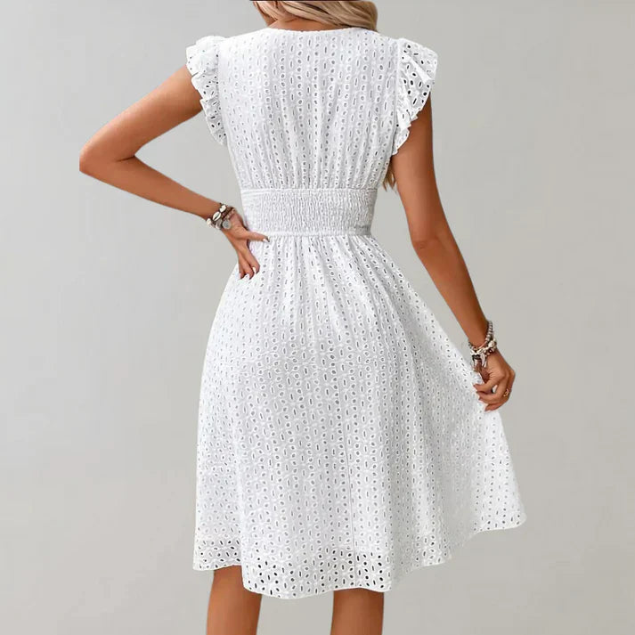 Out-Shine | Summer Dress With Ruffled Sleeves