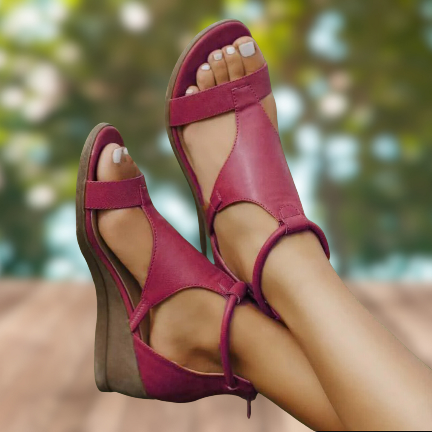 Out-Shine | Pedic Leather Sandals With Heels For Women Stylish 2024