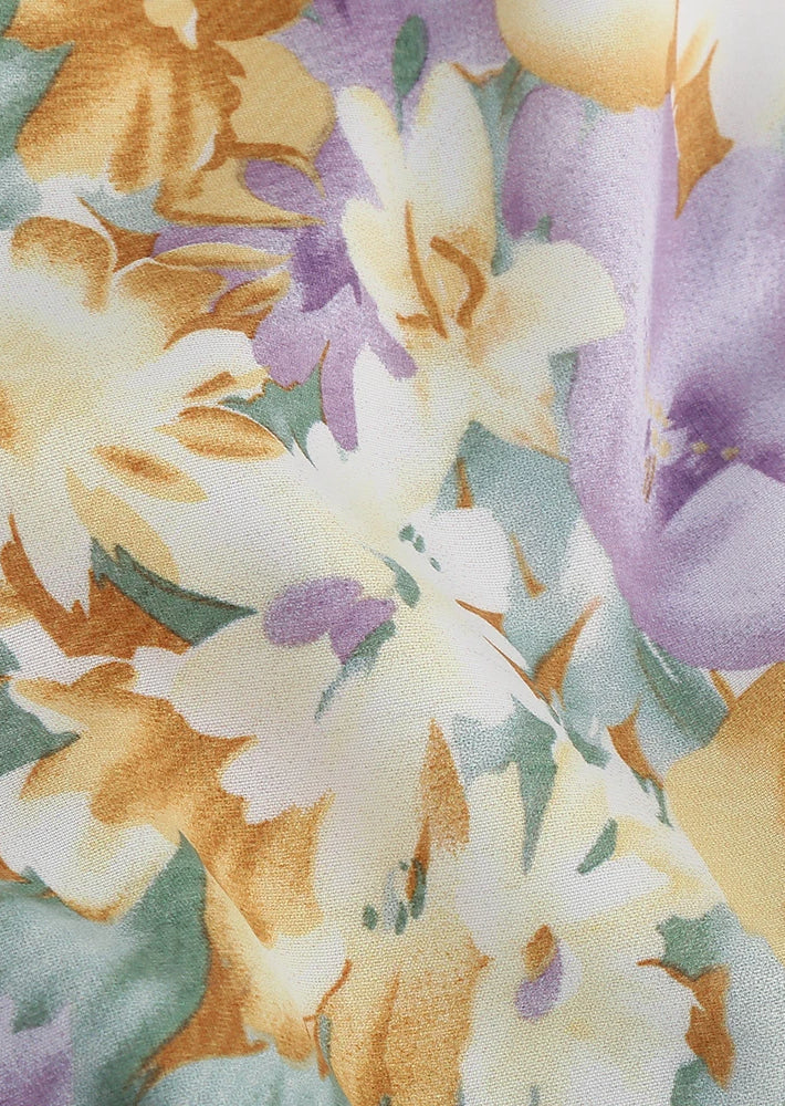 Out-Shine | Floral One-Sleeve Dress