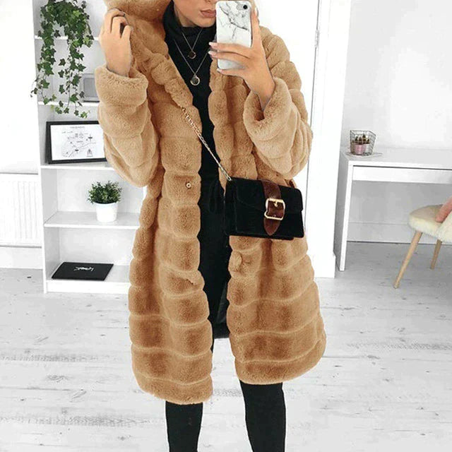 Out-Shine | Faux fur fluffy coat