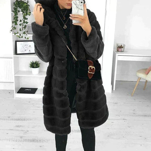 Out-Shine | Faux fur fluffy coat