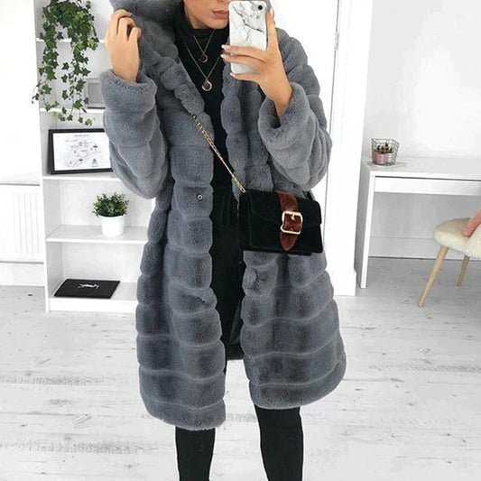 Out-Shine | Faux fur fluffy coat