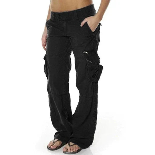 Out-Shine | Black women cargo pants