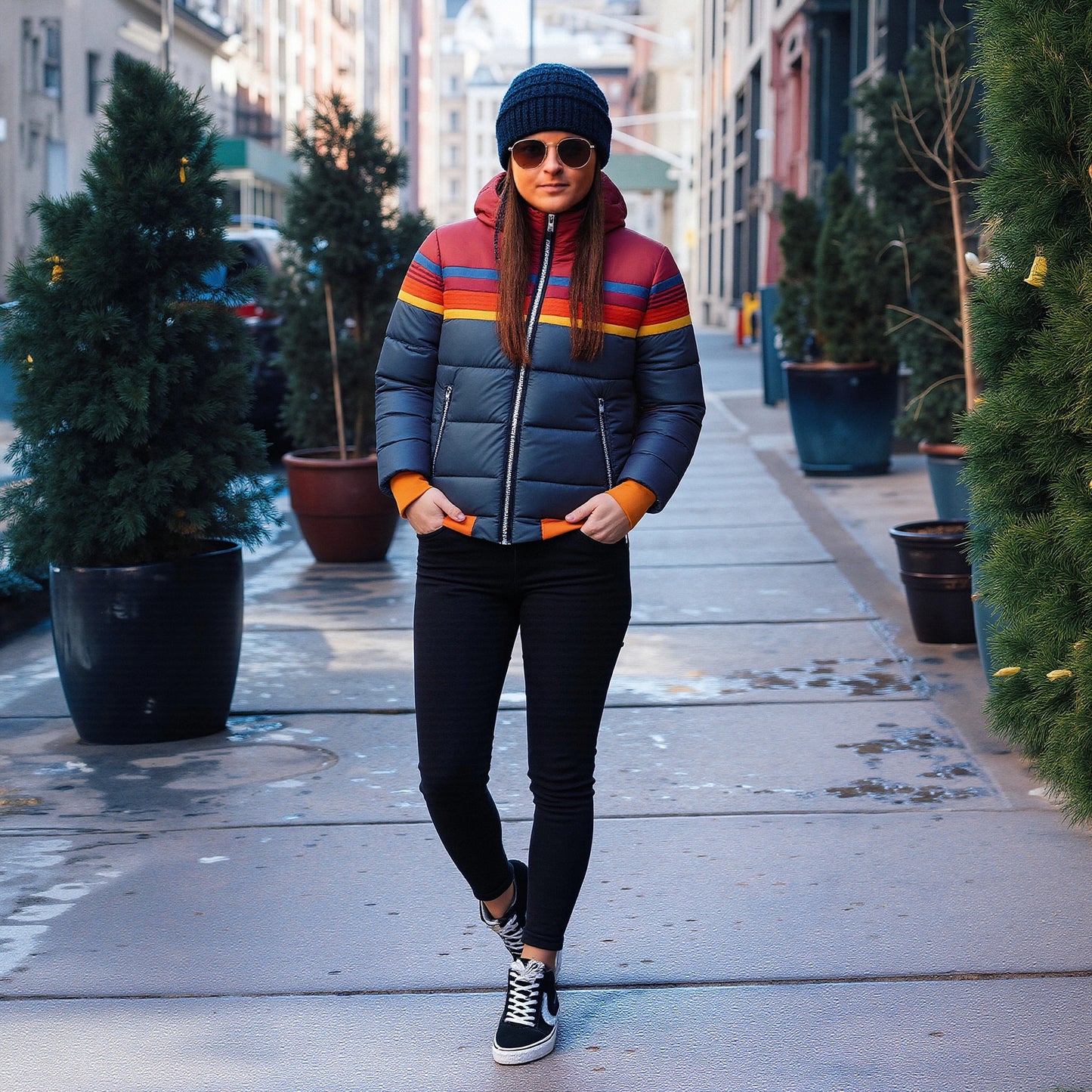 Out-Shine | Retro Jacket with Fur Hood