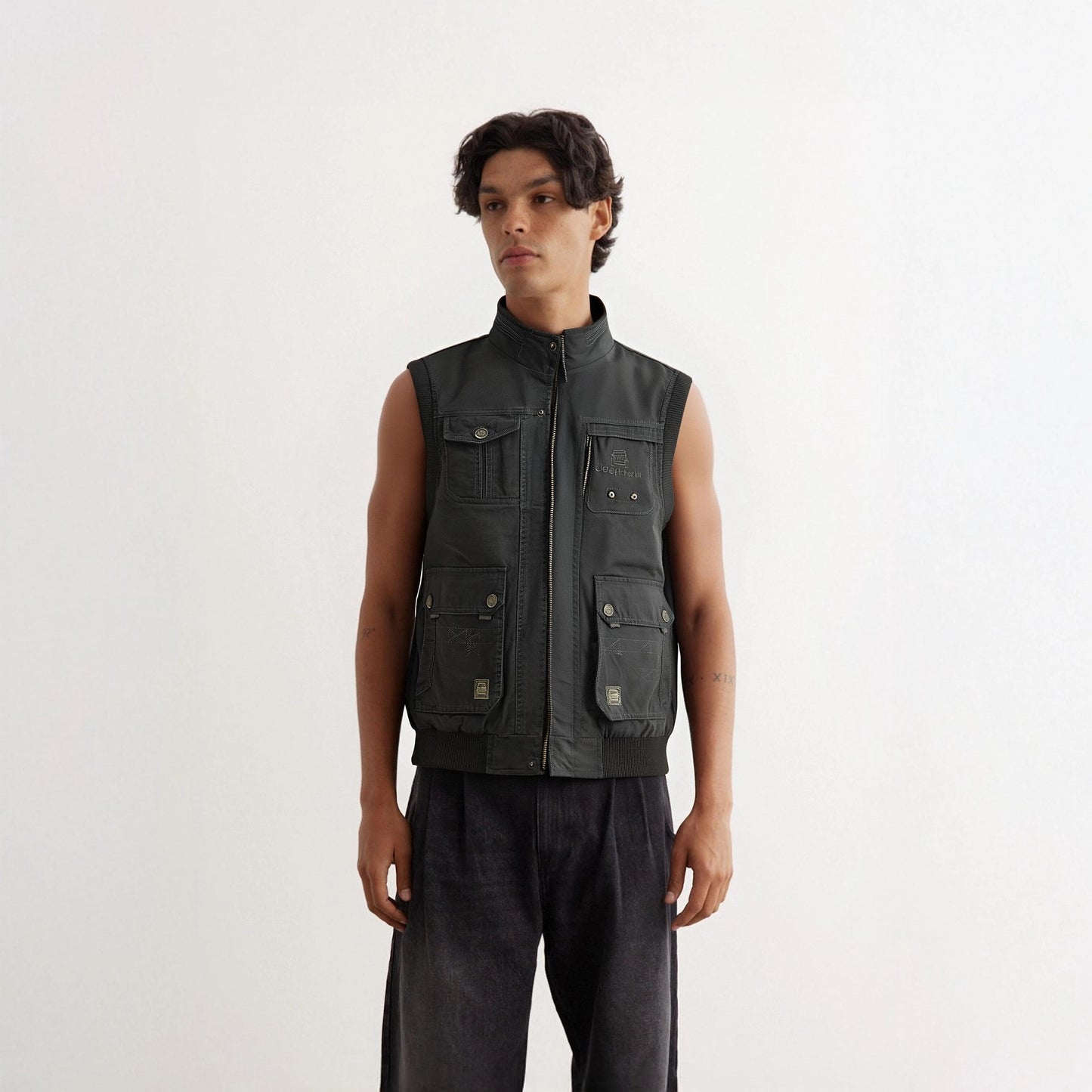 Out-Shine | Vintage Men's Waistcoat with Multiple Pockets