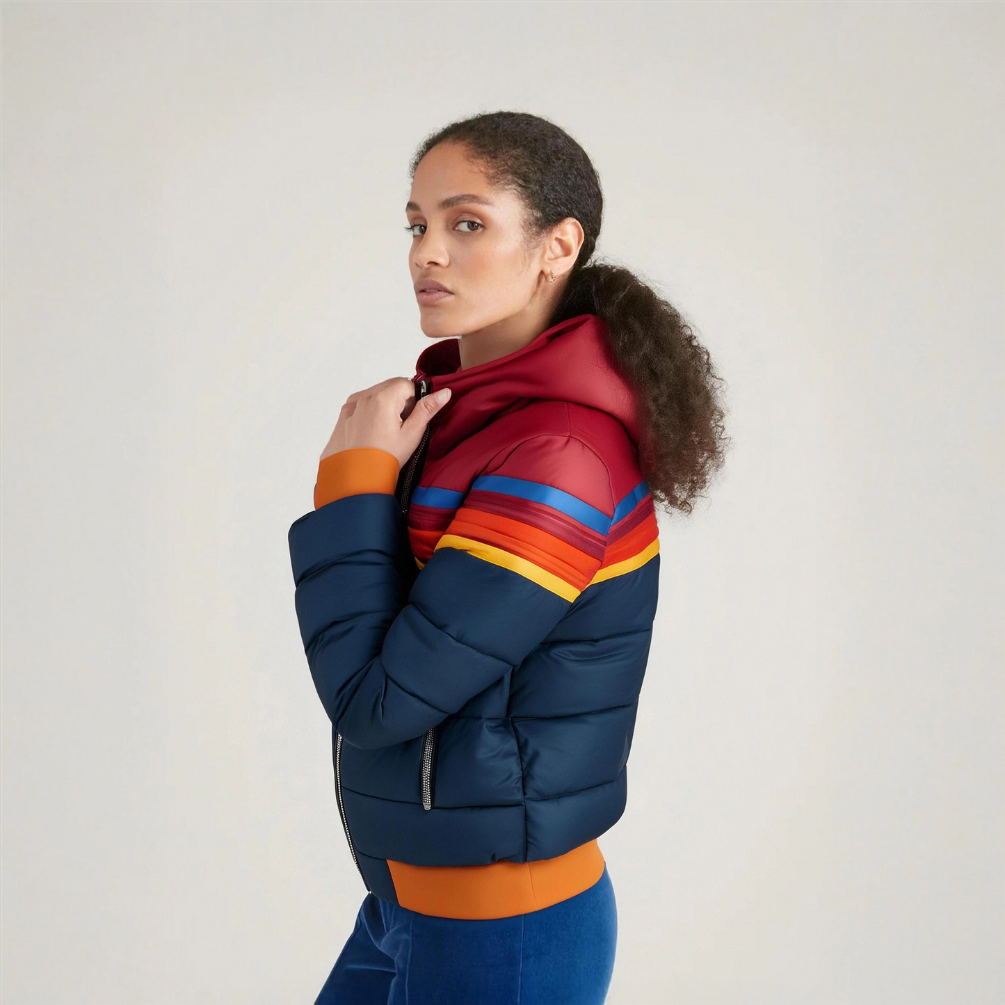 Out-Shine | Retro Jacket with Fur Hood