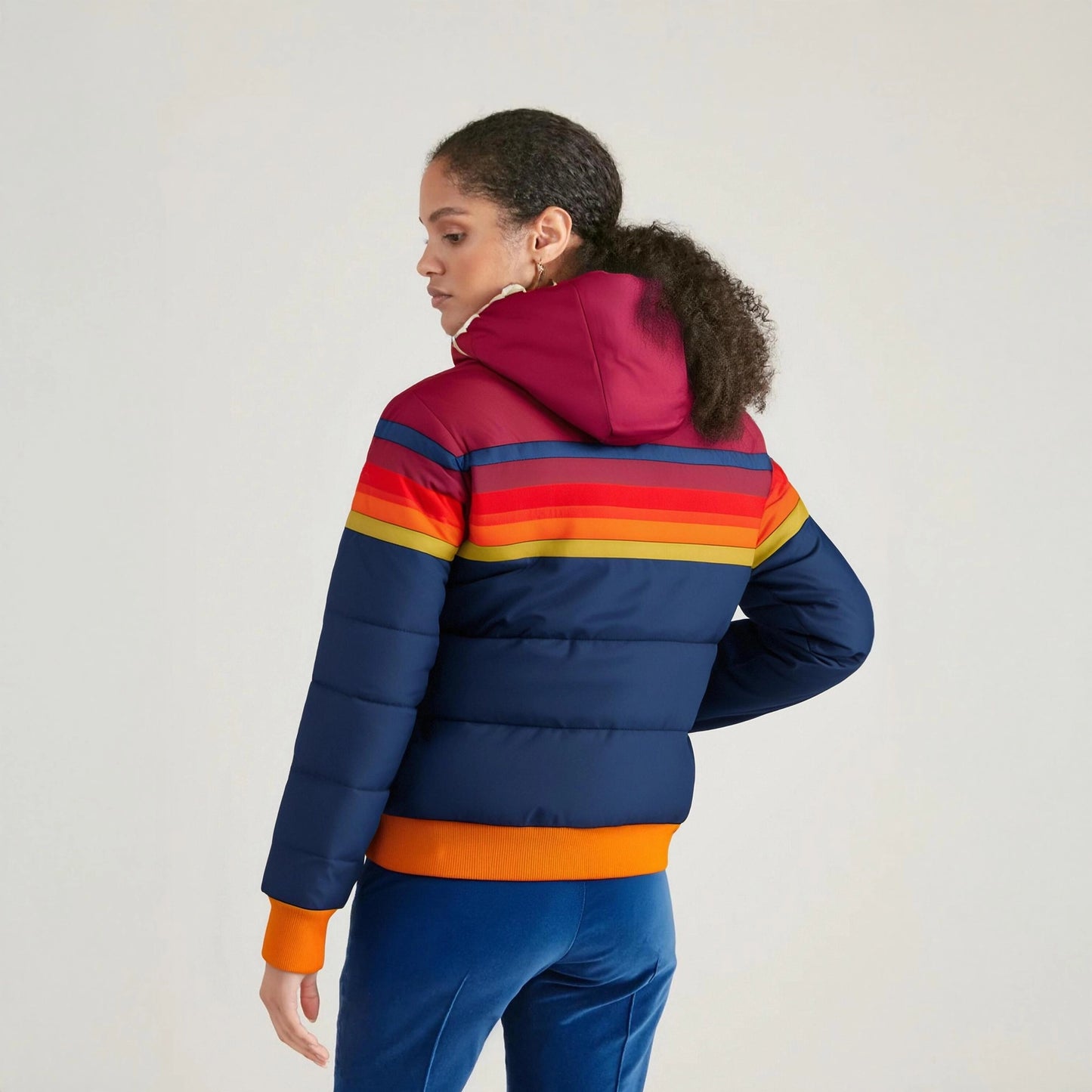 Out-Shine | Retro Jacket with Fur Hood