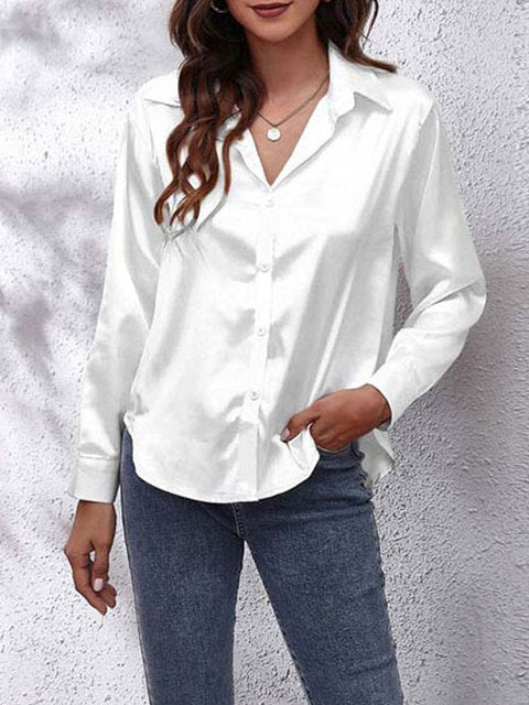 Out-Shine | Long Sleeve Silk Shirt