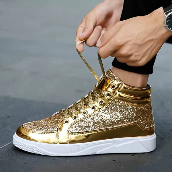 Out-Shine | Glitter Shoes For Men