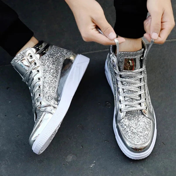 Out-Shine | Glitter Shoes For Men