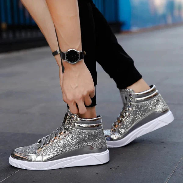 Out-Shine | Glitter Shoes For Men