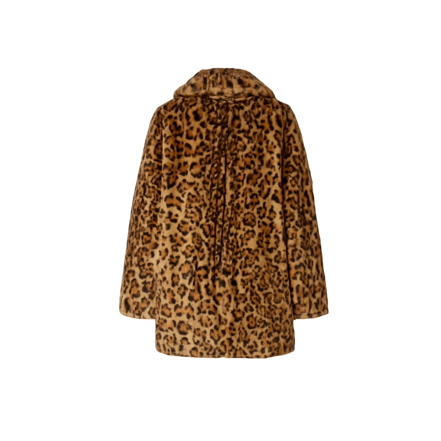 Out-Shine | Leopard pattern plush coat