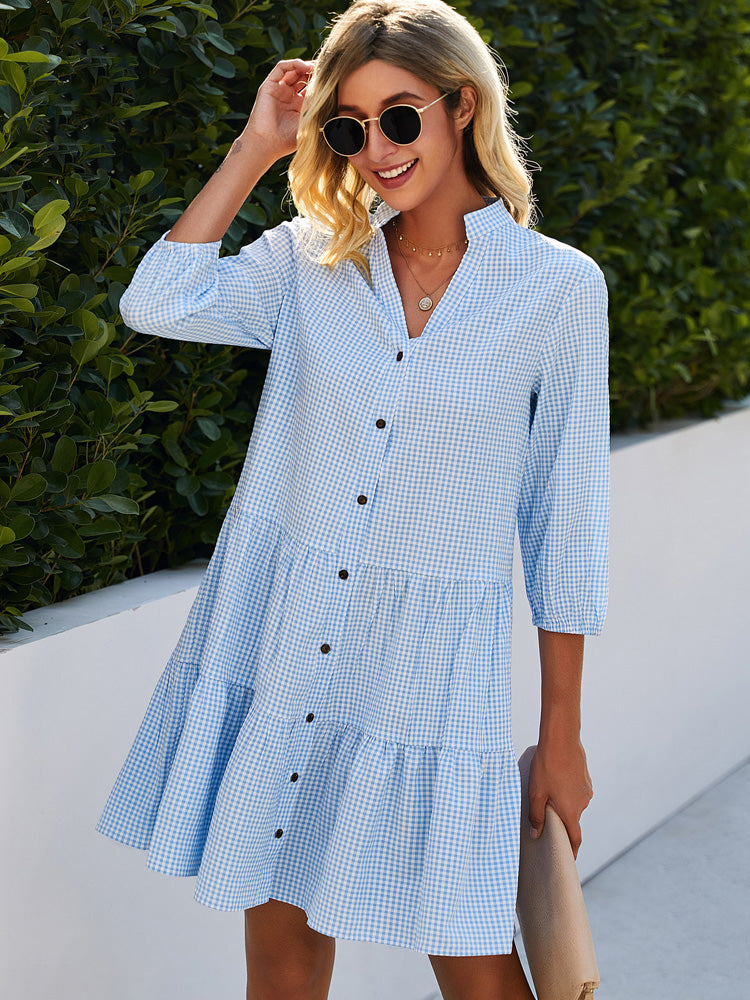 Out-Shine | Summer Light Blue Dress