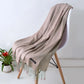 Out-Shine | Black and warm cashmere scarf for women