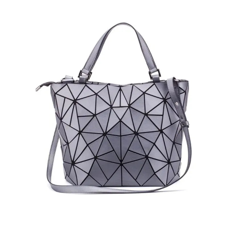 Out-Shine | Pocket Geometric Pattern Blue Functional for The Modern Woman