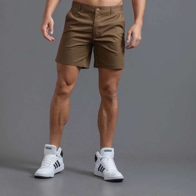 Out-Shine | Classic cotton chino shorts for men