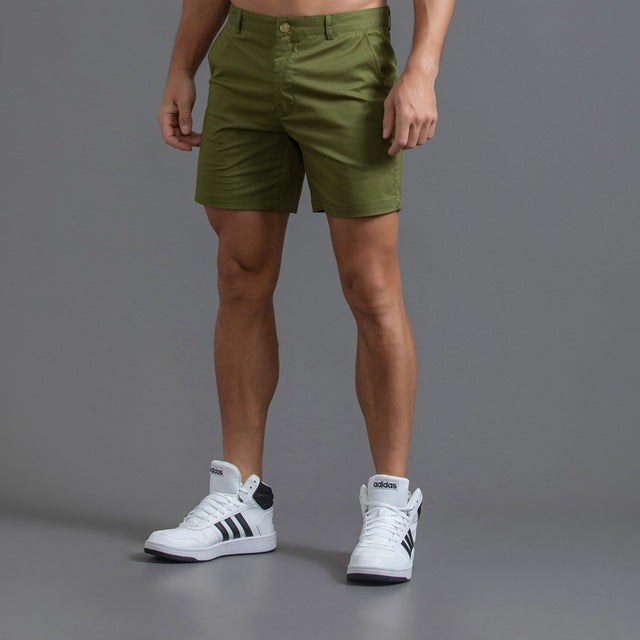 Out-Shine | Classic cotton chino shorts for men