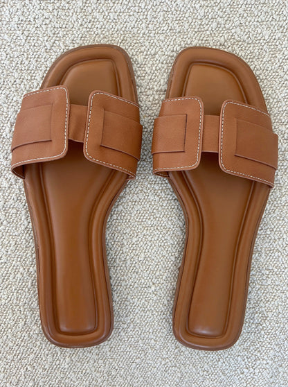 Out-Shine | Brown Sandals with Comfortable Fit