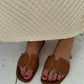 Out-Shine | Brown Sandals with Comfortable Fit