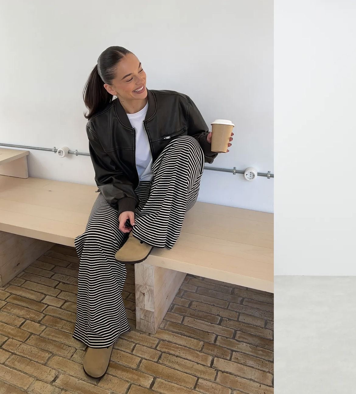 Out-Shine | Striped Comfort Pants for Women