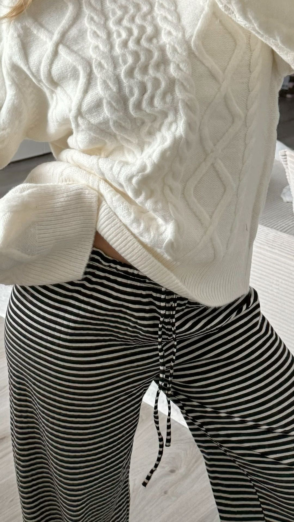 Out-Shine | Striped Comfort Pants for Women