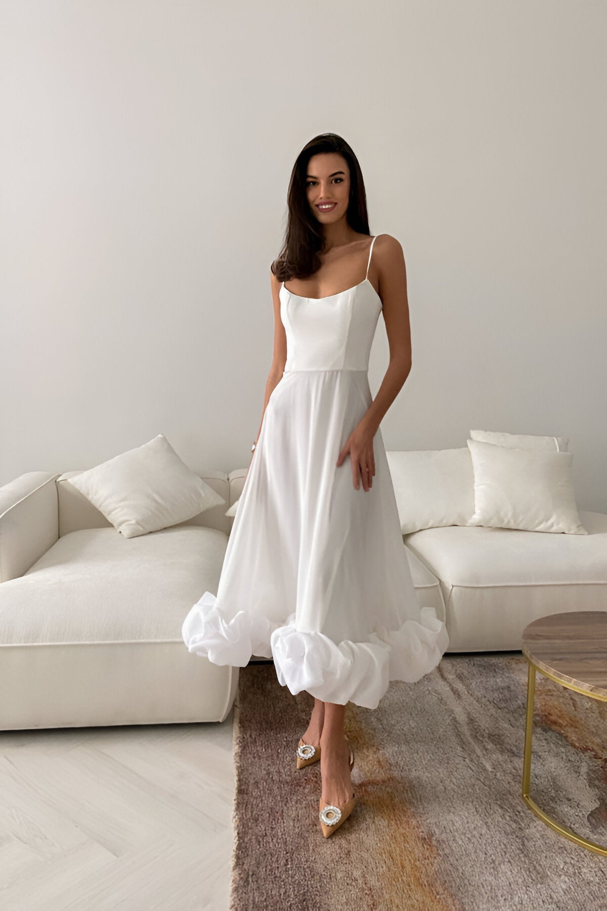 Out-Shine | Elegant Detail Silhouette Dress