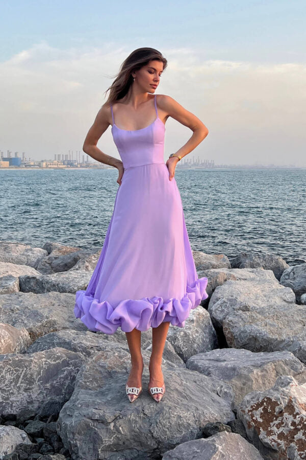 Out-Shine | Elegant Detail Silhouette Dress