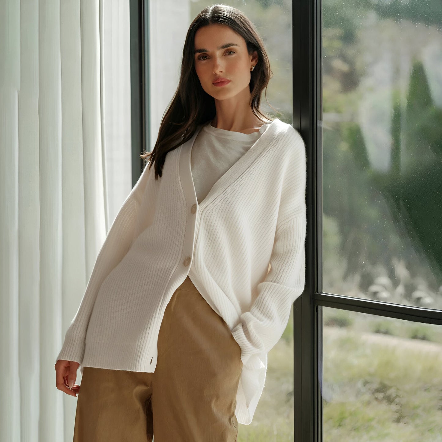 Out-Shine | Stylish Oversized Cashmere Vest