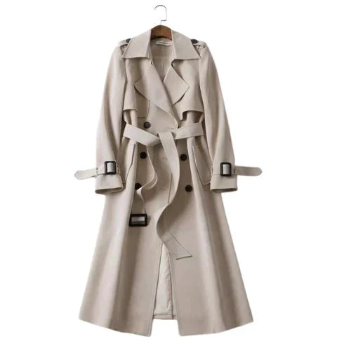 Ivory trench coat