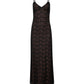 Out-Shine | Black Lace Dress With Floral Print