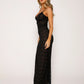 Out-Shine | Black Lace Dress With Floral Print