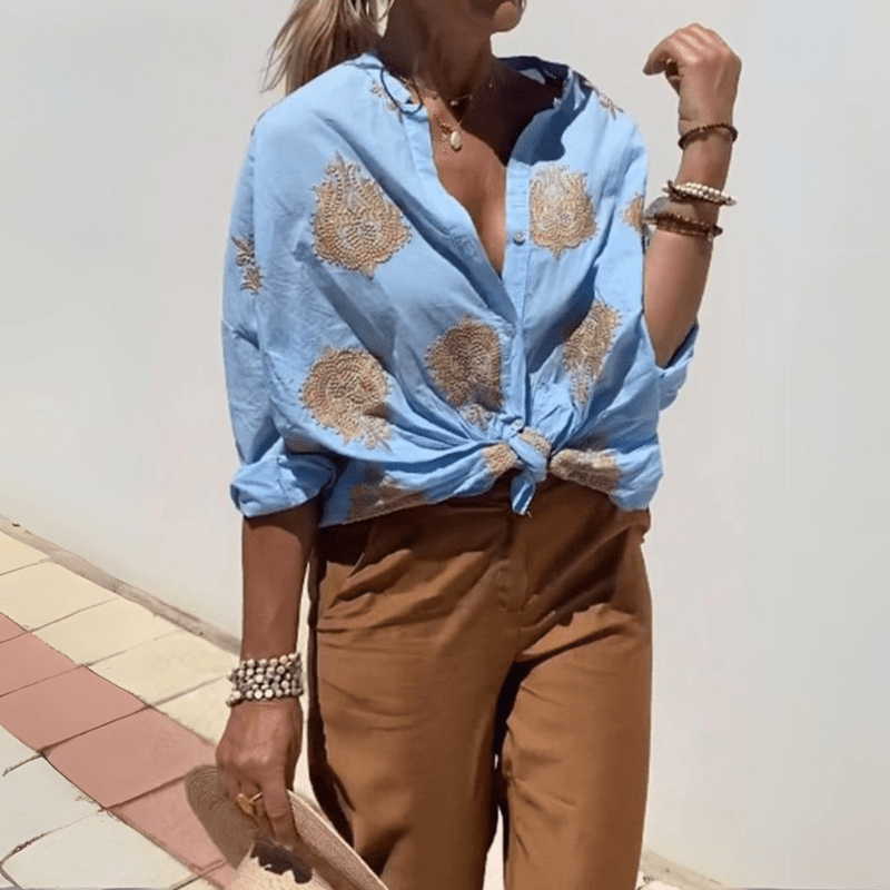 Out-Shine | Women's Casual Summer Blouse Mischa Perfect Fit & Breathable