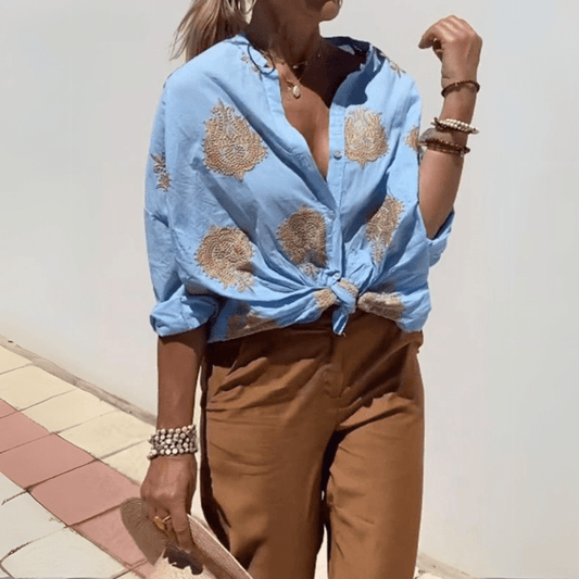 Out-Shine | Women's Casual Summer Blouse Mischa Perfect Fit & Breathable