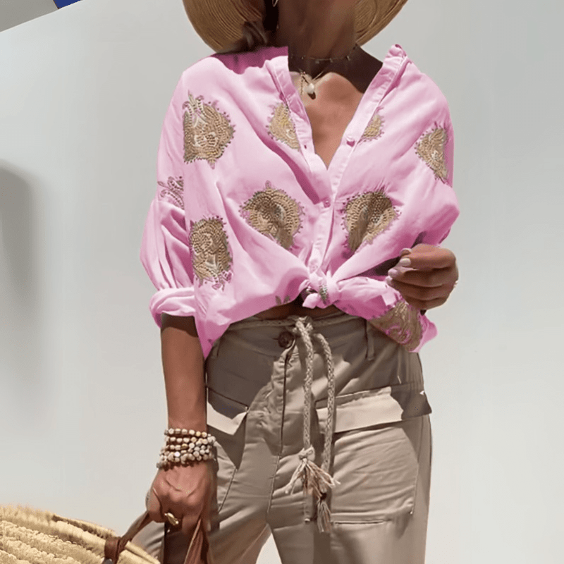 Out-Shine | Women's Casual Summer Blouse Mischa Perfect Fit & Breathable