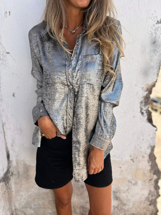 Out-Shine | Sarah Silk Blouse Luxurious Comfort & Timeless Style