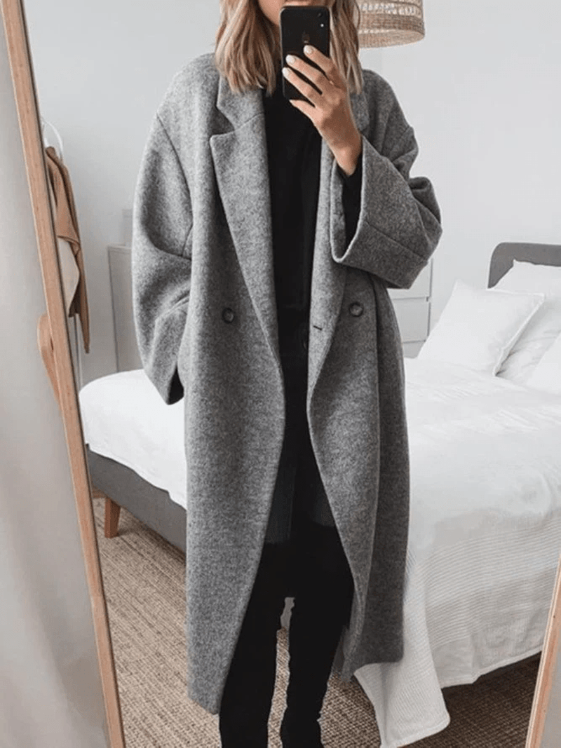 Out-Shine | Luxurious A-line coat for Women