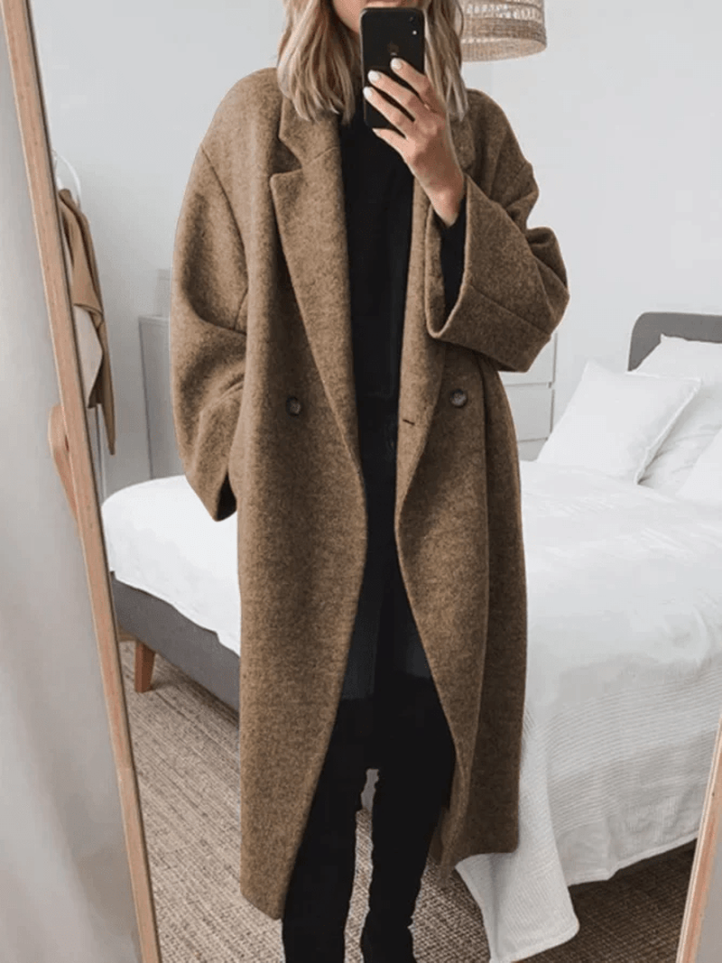 Out-Shine | Luxurious A-line coat for Women