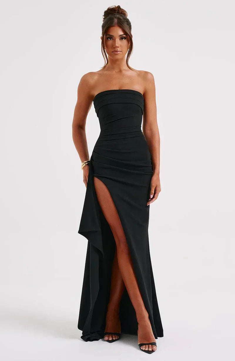 Out-Shine | Chic Twisted Maxi Dress for Effortless Summer Elegance