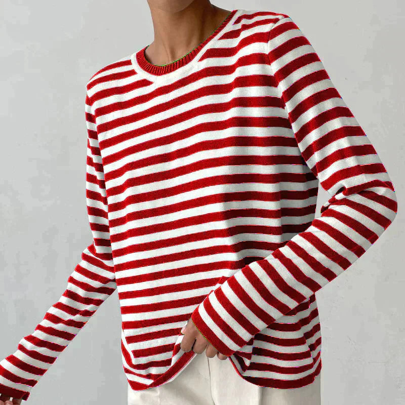 Out Shine | Elegant Striped T-shirt  Light Fabric