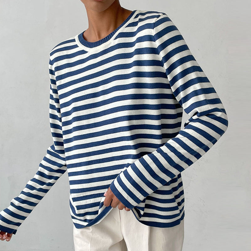 Out Shine | Elegant Striped T-shirt  Light Fabric