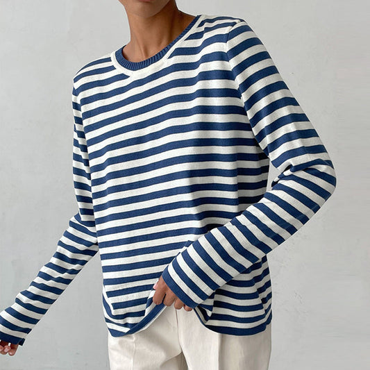 Out Shine | Elegant Striped T-shirt  Light Fabric