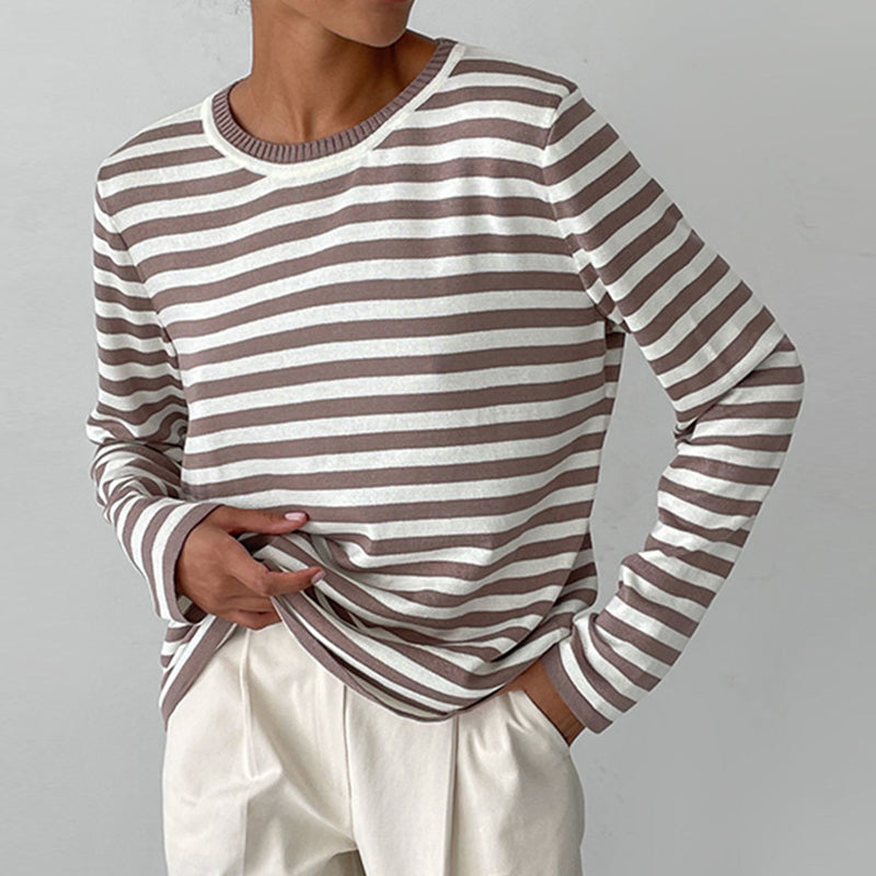 Out Shine | Elegant Striped T-shirt  Light Fabric