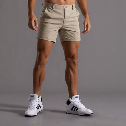 Out-Shine | Classic cotton chino shorts for men