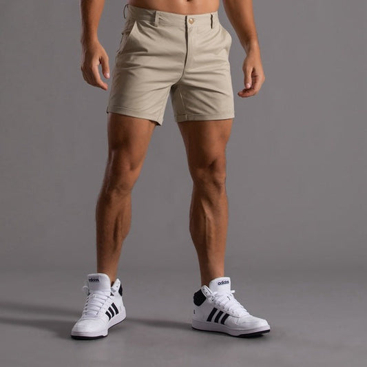 Out-Shine | Classic cotton chino shorts for men