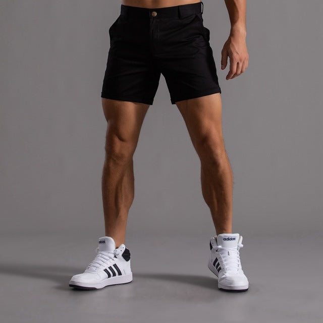 Out-Shine | Classic cotton chino shorts for men