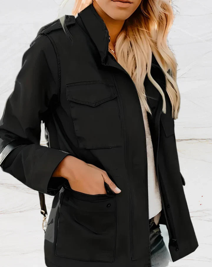 Out-Shine | Stylish Long-Sleeved Jacket with Four Pockets for Women