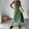 Out-Shine | Sleeveless Casual Cotton Dress