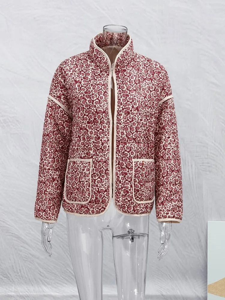 Out-Shine | Vintage Jacket with Floral Print